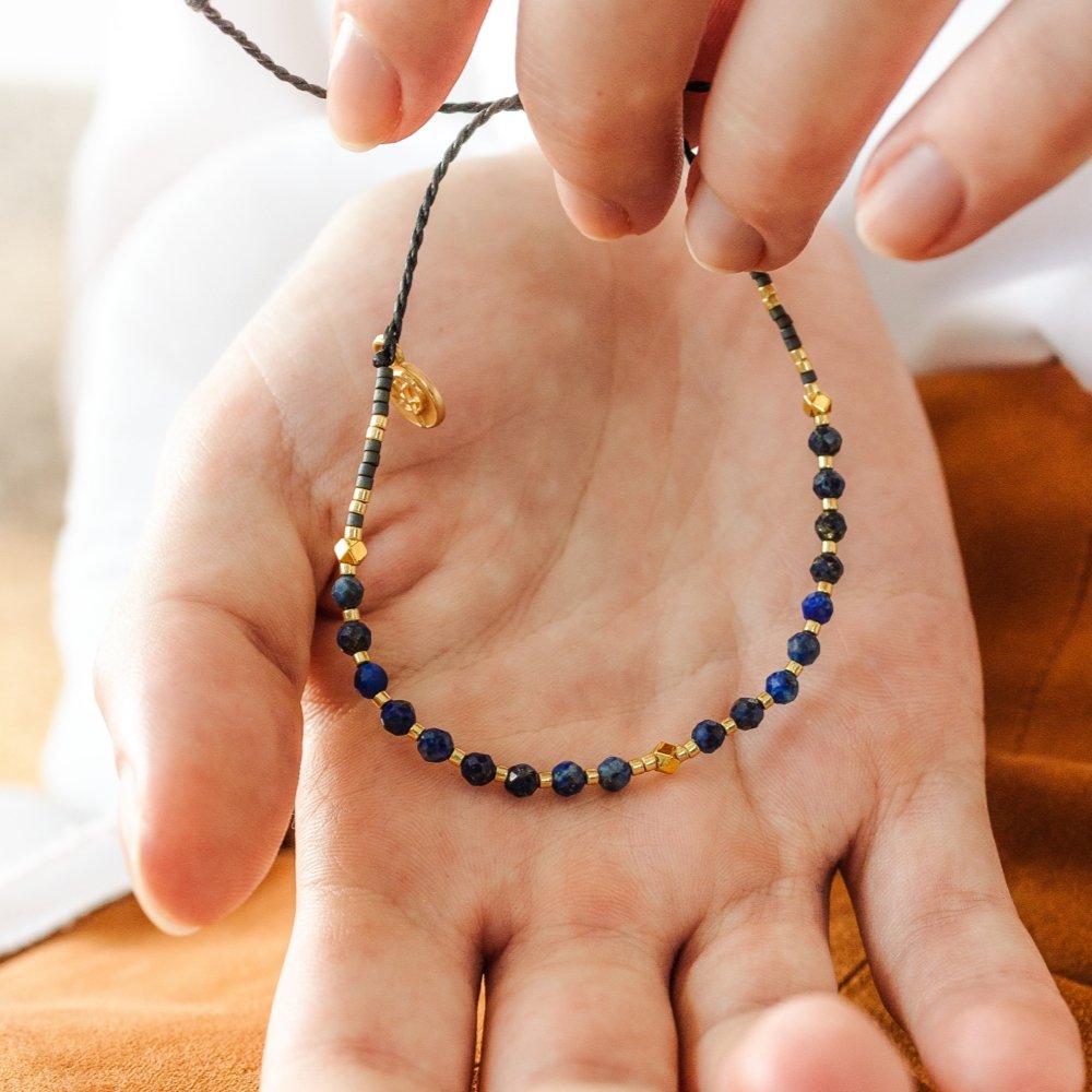 Lapis Lazuli Beaded Bracelet - ISLA IDA™